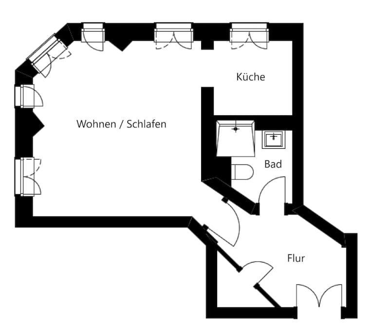 Schicke & Zentrale Altbauwohnung لبسيا المظهر الخارجي الصورة